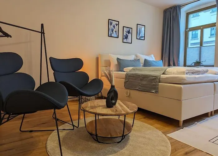 Royal 1 - Terrasse Nahe Zeisigwald Апартаменты Хемниц